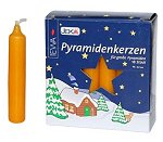 Pyramid Candles - Large<br>Advent Gold - 17mm